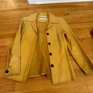 100% leather lightweight jacket/shirt